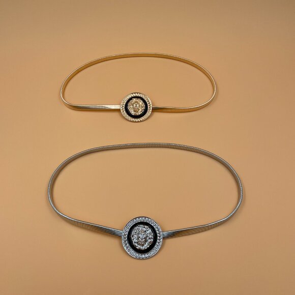 Women’s Lion Head Medallion Fashion Belt NWT - Picture 6 of 6